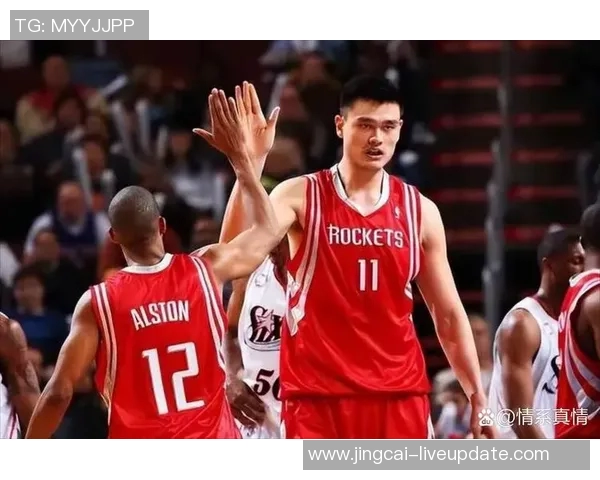 姚明单打力量展现篮球巨星风范与技巧结合的完美演绎